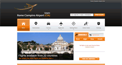 Desktop Screenshot of ciampinoairport.net